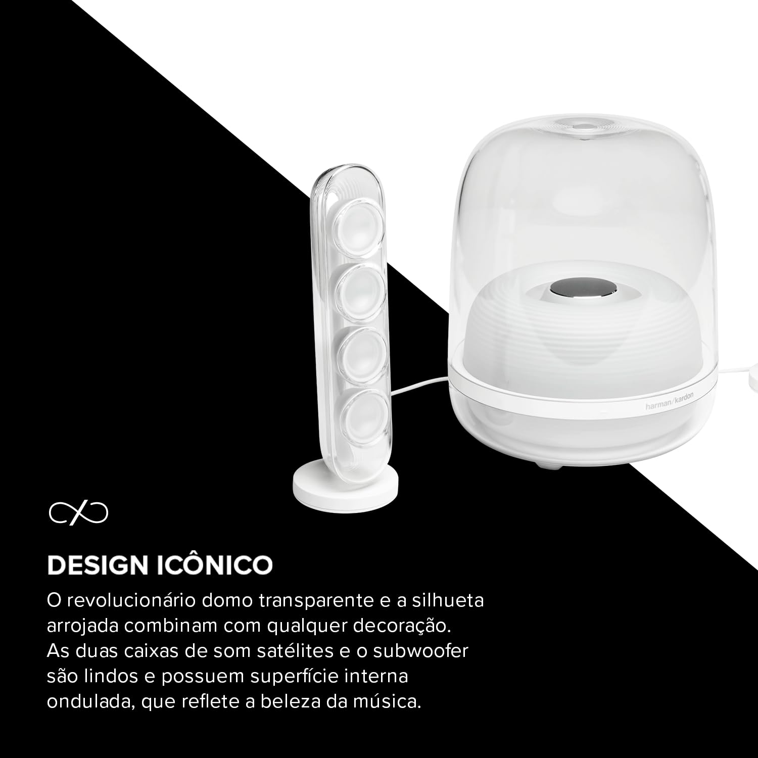 Caixa de Som Bluetooth Harman Kardon SoundSticks 4 140W